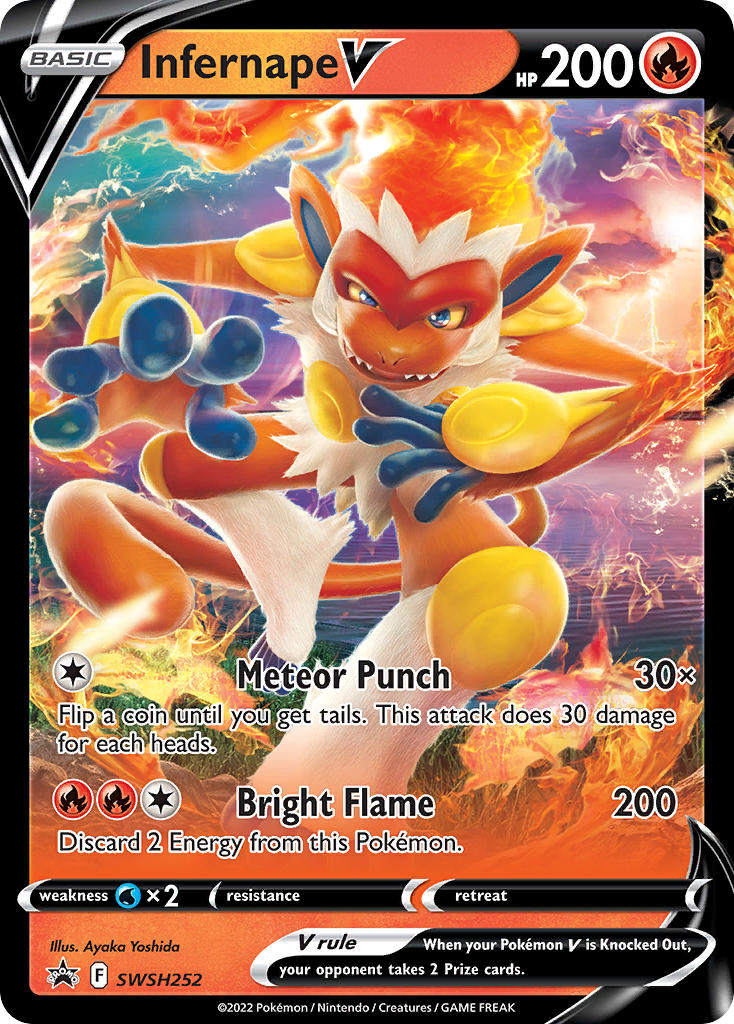 Promo Infernape V Pokémon card