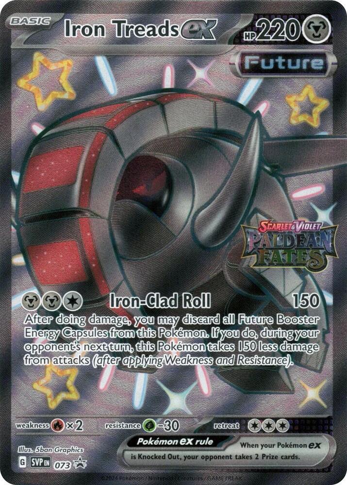 Promo Iron Treads Ex [Stamped] Pokémon card