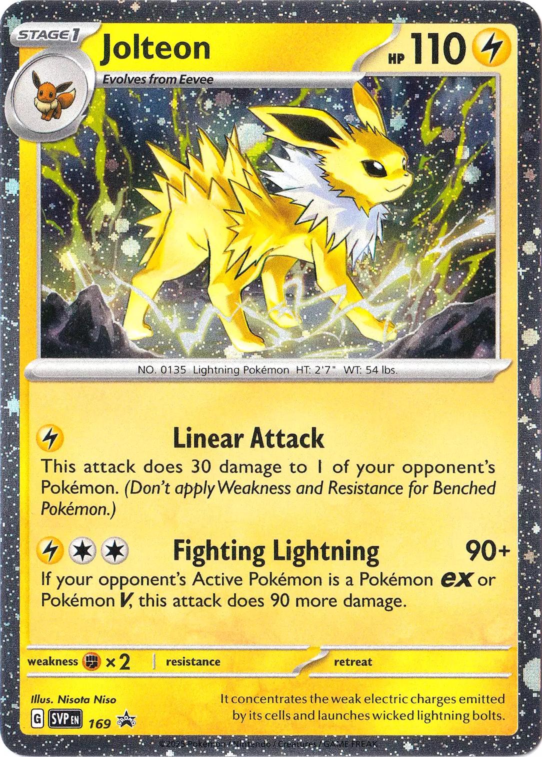 Promo Jolteon [Cosmos-Holo] Pokémon card
