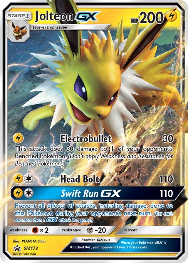Promo Jolteon GX Pokémon card