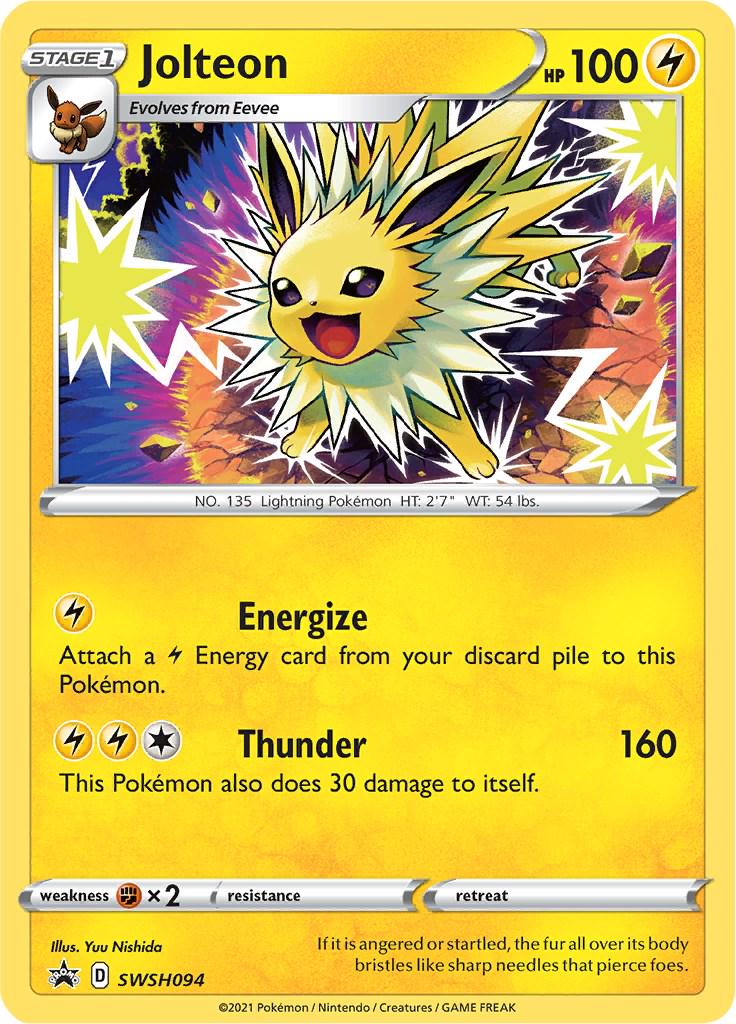Promo Jolteon Pokémon card