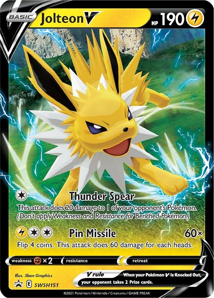 Promo Jolteon V Pokémon card