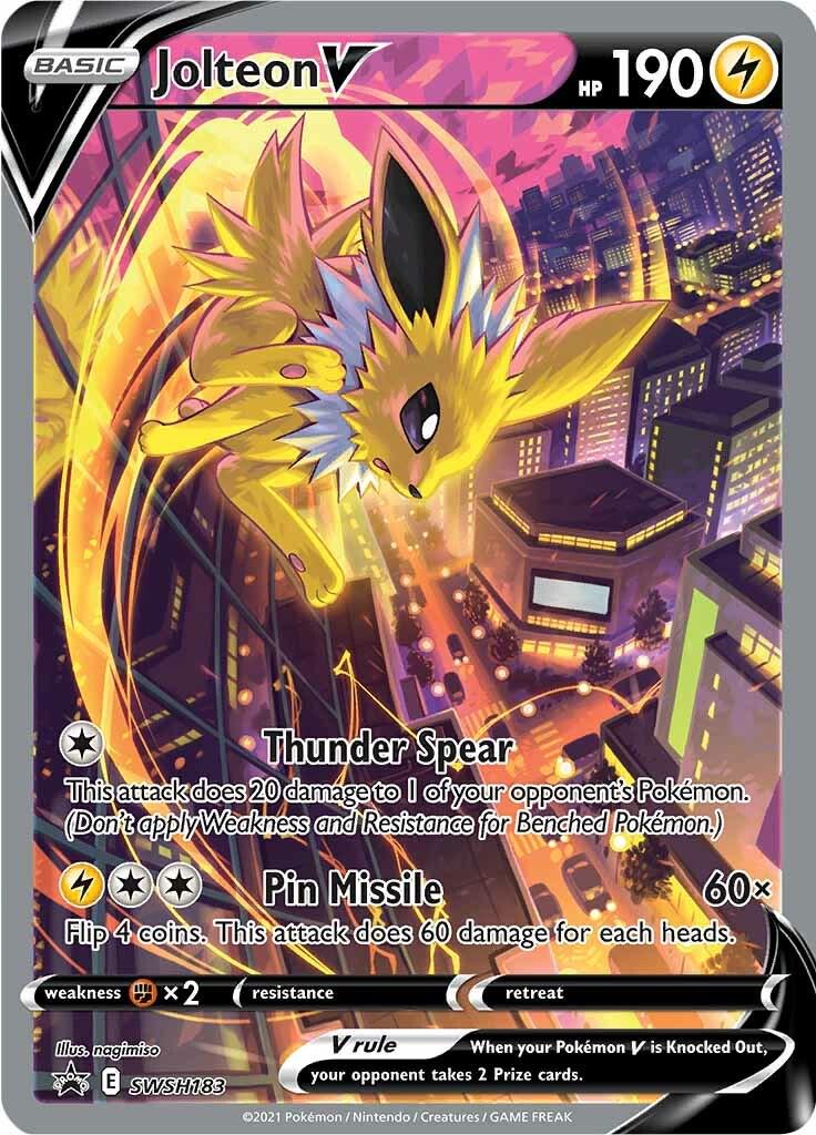 Promo Jolteon V Pokémon card
