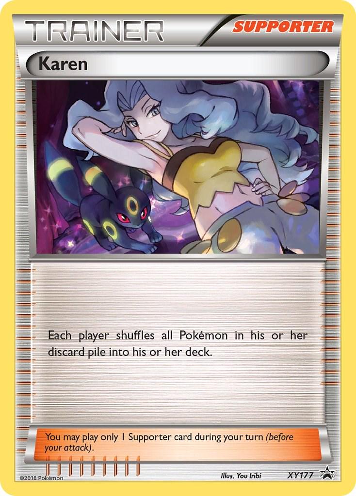 Promo Karen Pokémon card