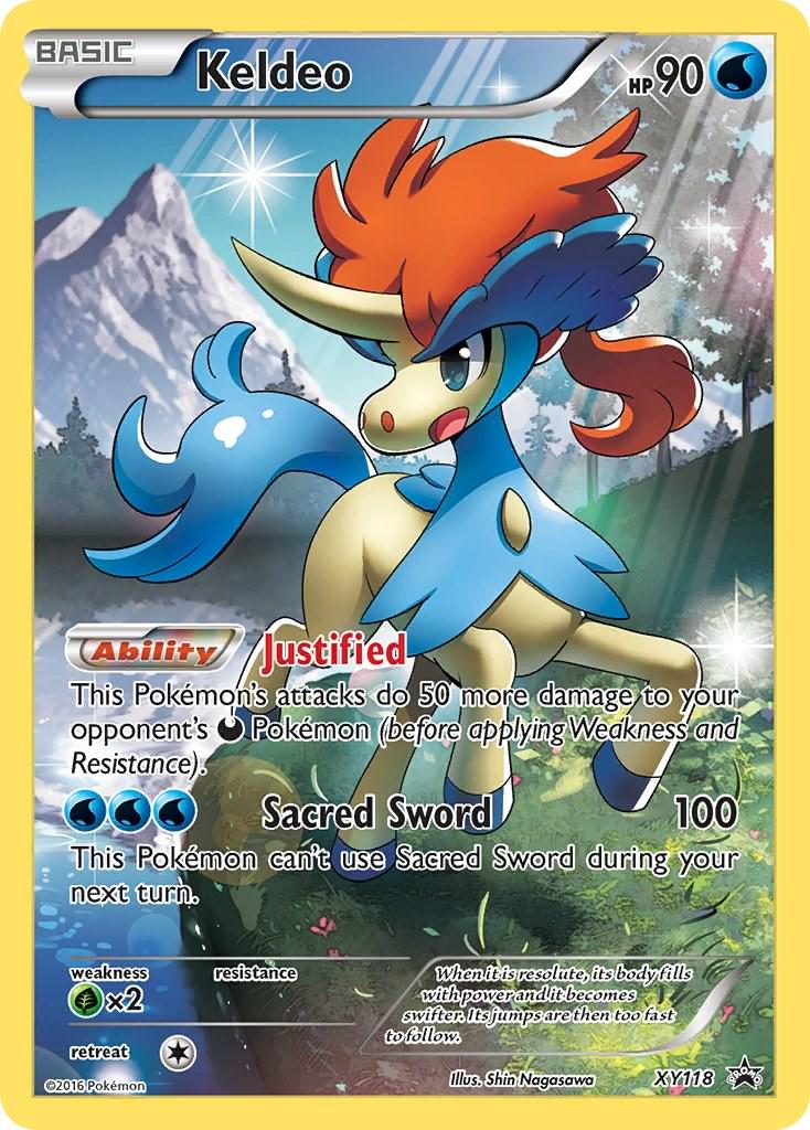 Promo Keldeo Pokémon card