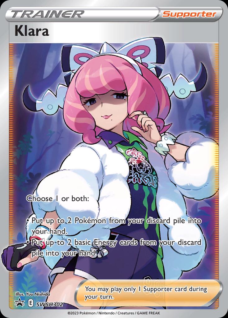 Promo Klara Pokémon card
