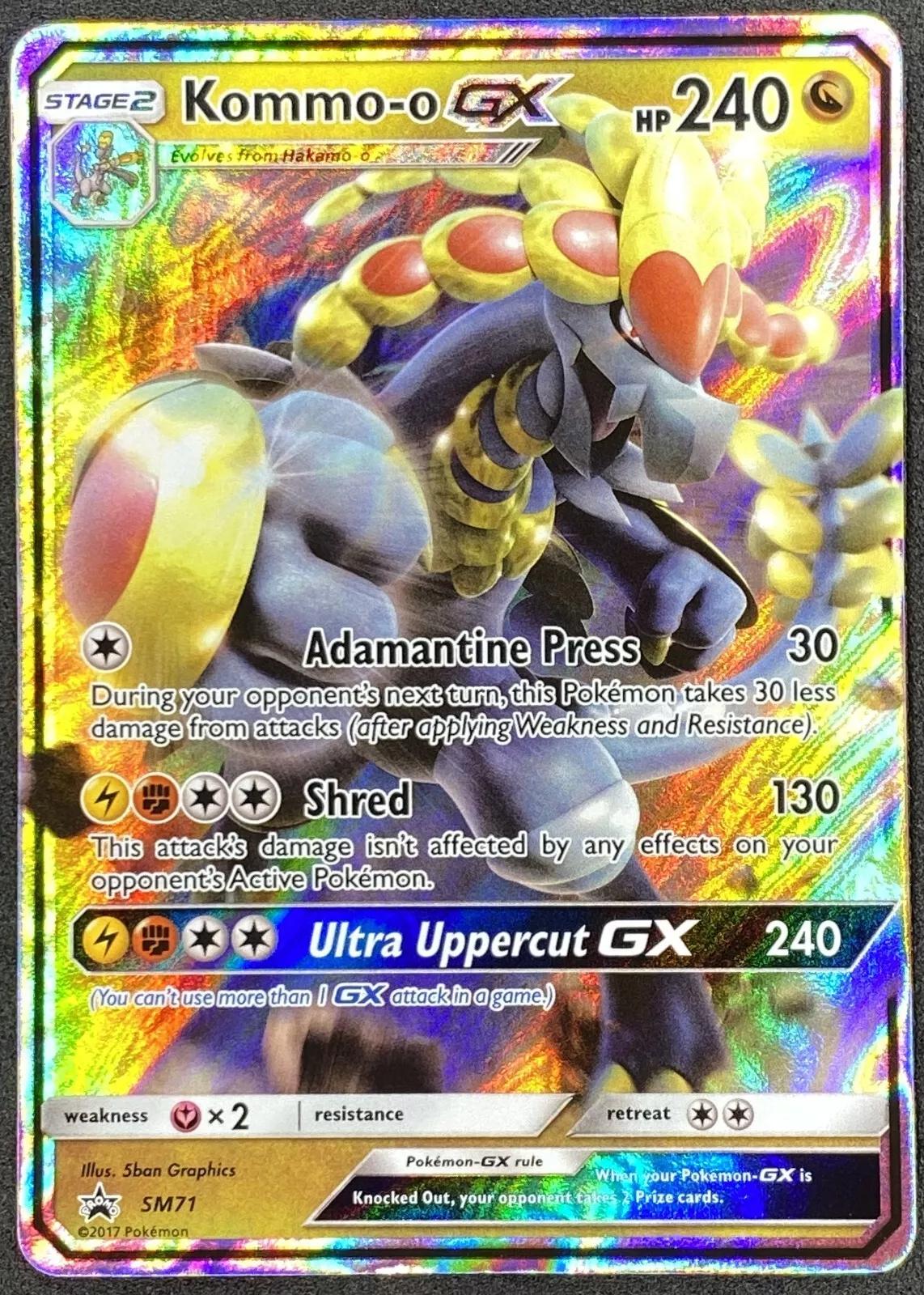 Promo Kommo-o GX Pokémon card