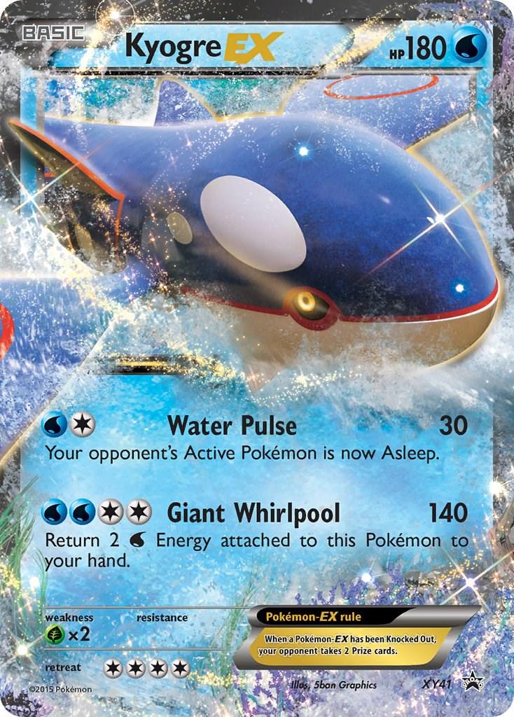 Promo Kyogre EX Pokémon card
