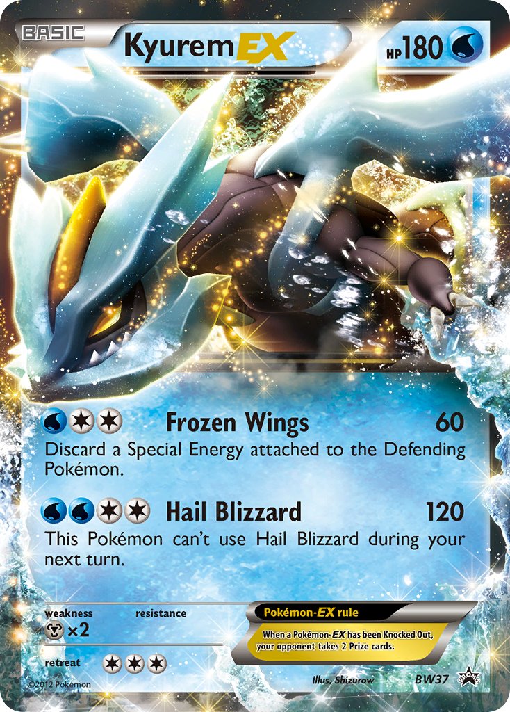 Promo Kyurem EX Pokémon card