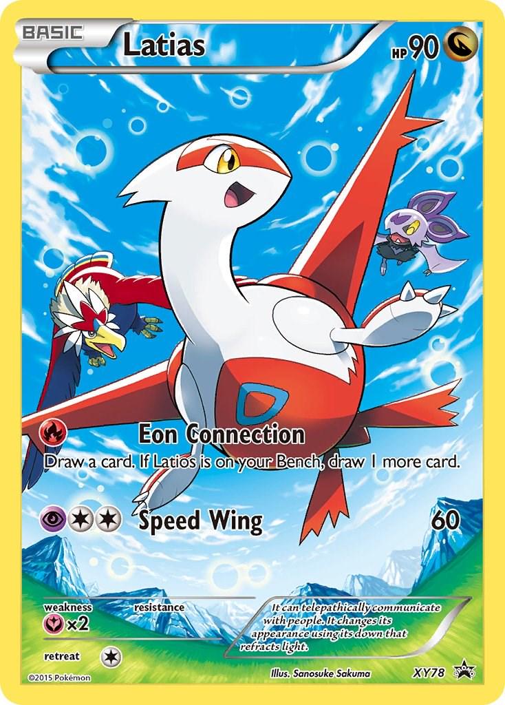 Promo Latias Pokémon card