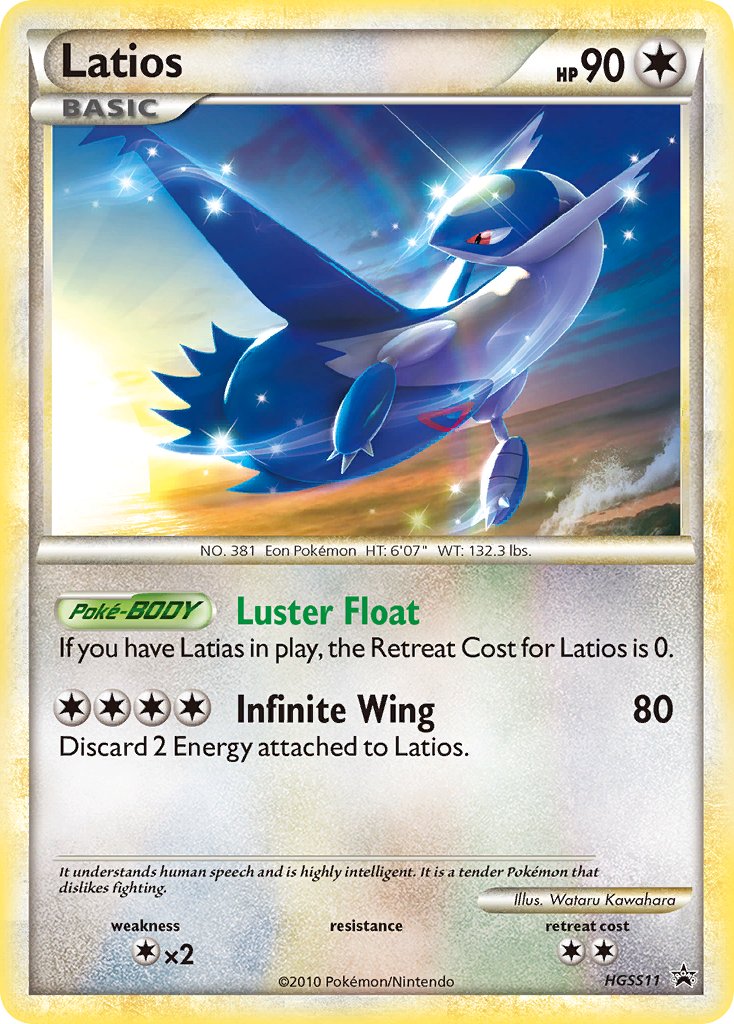 Promo Latios Pokémon card
