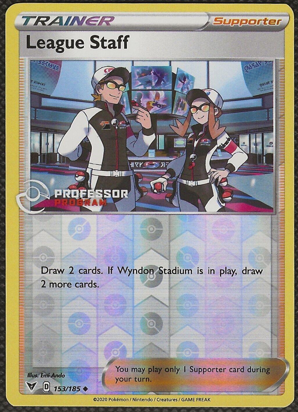 Promo League Staff [Professor-Program] Pokémon card