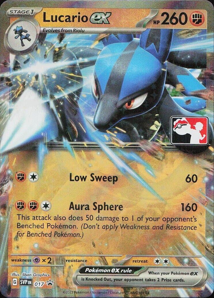 Promo Lucario Ex [Prize-Pack-Series-3] Pokémon card