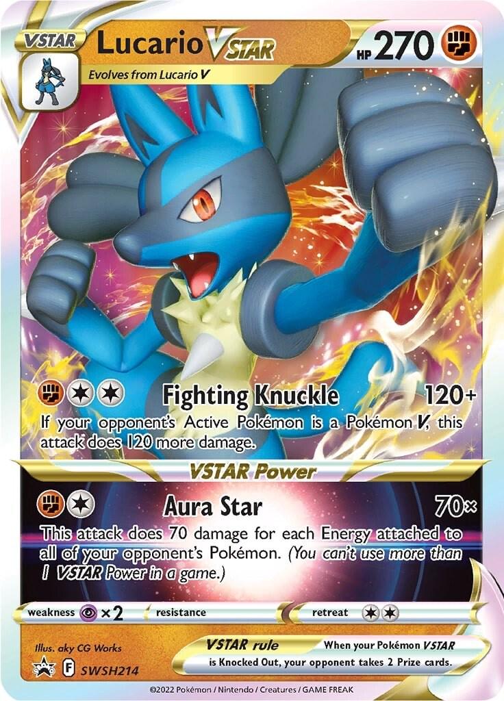 Promo Lucario VStar Pokémon card