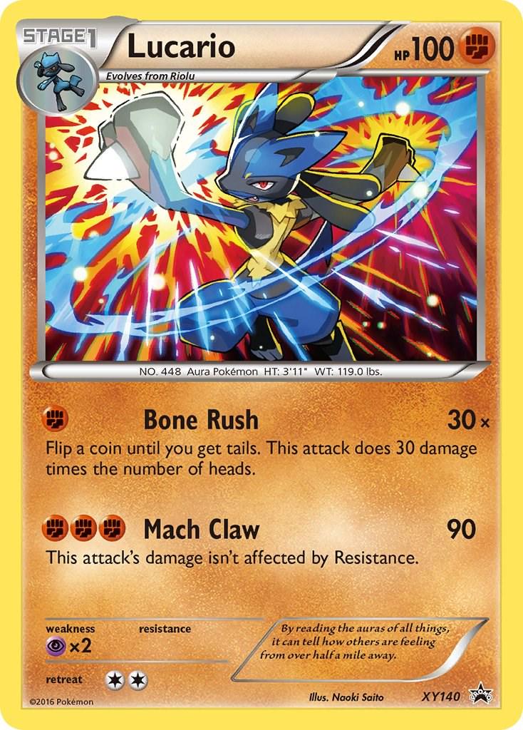 Promo Lucario Pokémon card