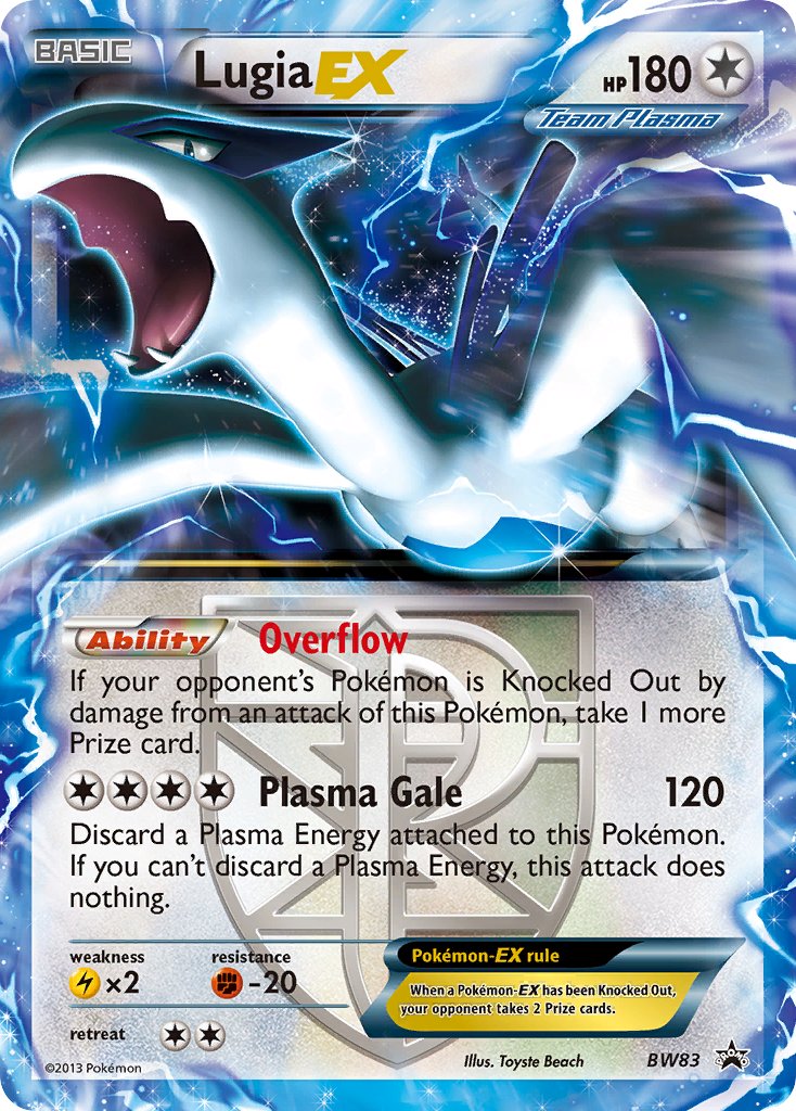 Promo Lugia EX Pokémon card
