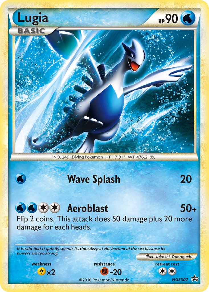 Promo Lugia Pokémon card