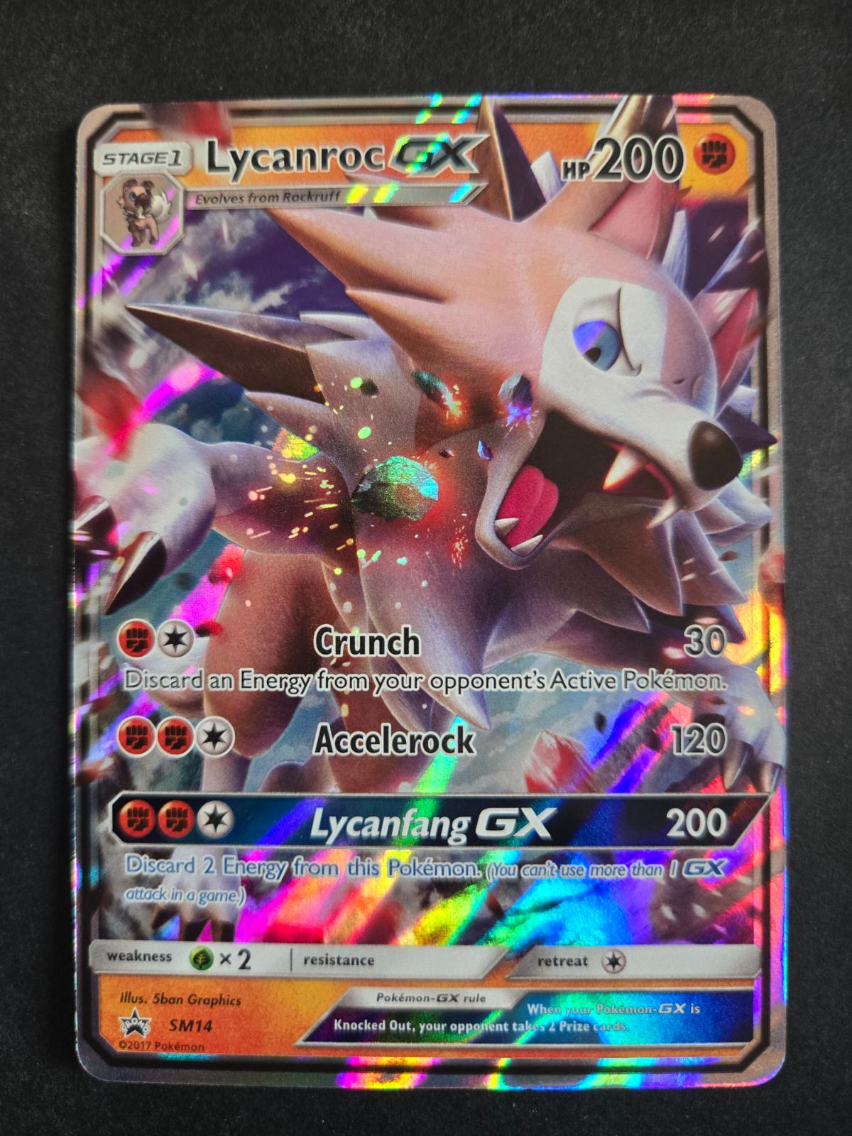 Promo Lycanroc GX Pokémon card