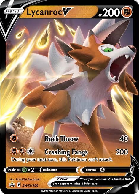 Promo Lycanroc V Pokémon card