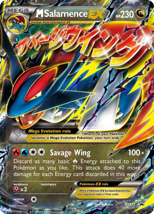 Promo M Salamence EX Pokémon card