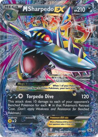 Promo M Sharpedo EX Pokémon card