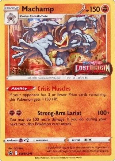 SWSH Black Star Promos Machamp [Staff] Pokémon card