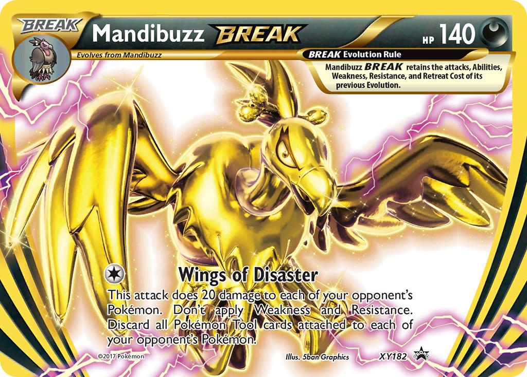 Promo Mandibuzz BREAK Pokémon card
