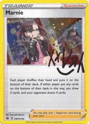 Promo Marnie Pokémon card