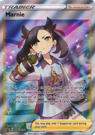 Promo Marnie Pokémon card