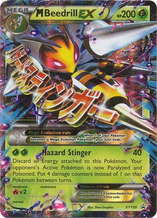 Promo Mega Beedrill EX Pokémon card