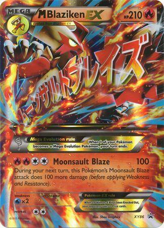 Promo Mega Blaziken EX Pokémon card