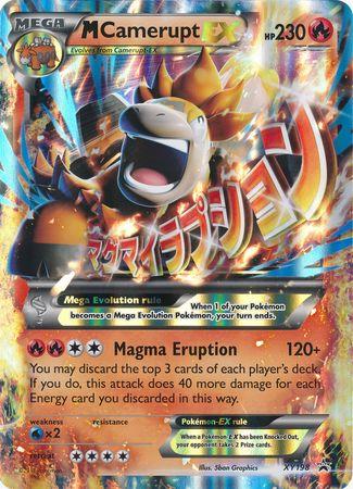 Promo Mega Camerupt EX Pokémon card