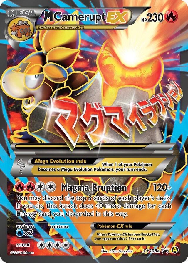 Promo Mega Camerupt EX Pokémon card