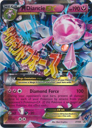 Promo Mega Diancie EX Pokémon card