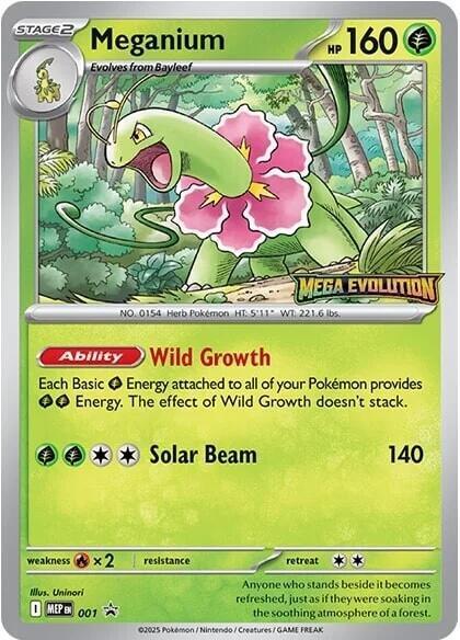 Promo Meganium [Stamped] Pokémon card