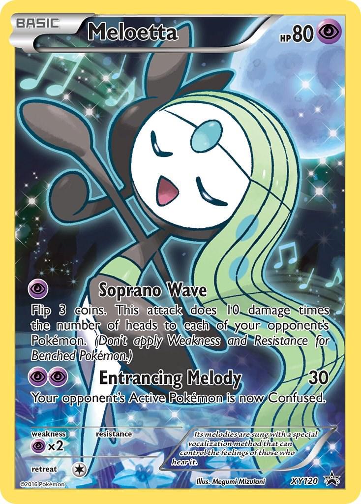 Promo Meloetta Pokémon card