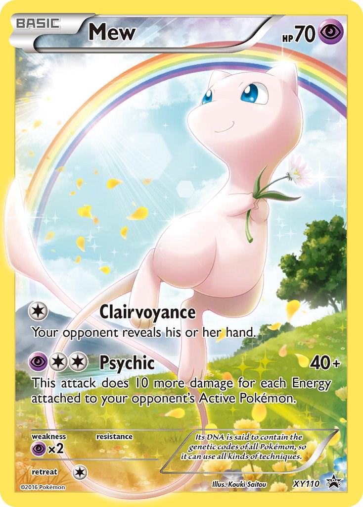 Promo Mew Pokémon card