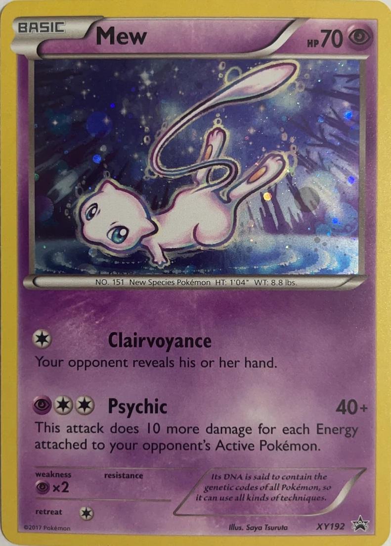 Promo Mew Pokémon card