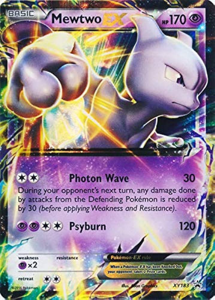 Promo Mewtwo EX Pokémon card