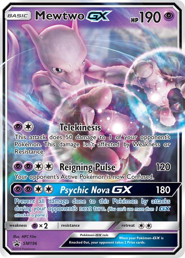 Promo Mewtwo GX Pokémon card