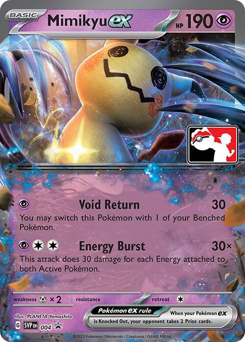 Promo Mimikyu Ex [Prize-Pack-Series-3] Pokémon card