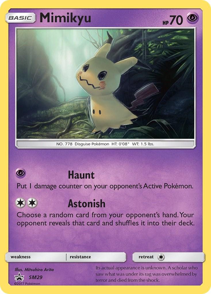 Promo Mimikyu Pokémon card
