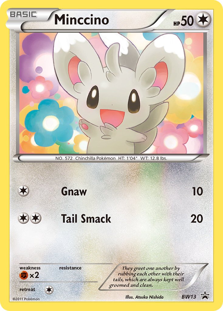 Promo Minccino Pokémon card