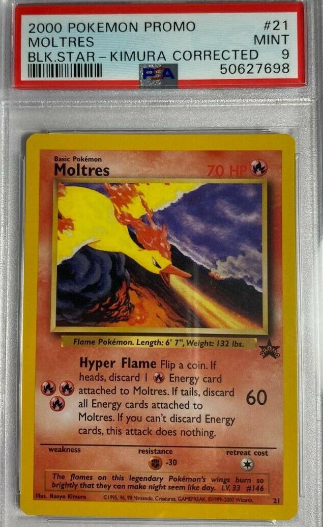 Promo Moltres [Corrected] Pokémon card