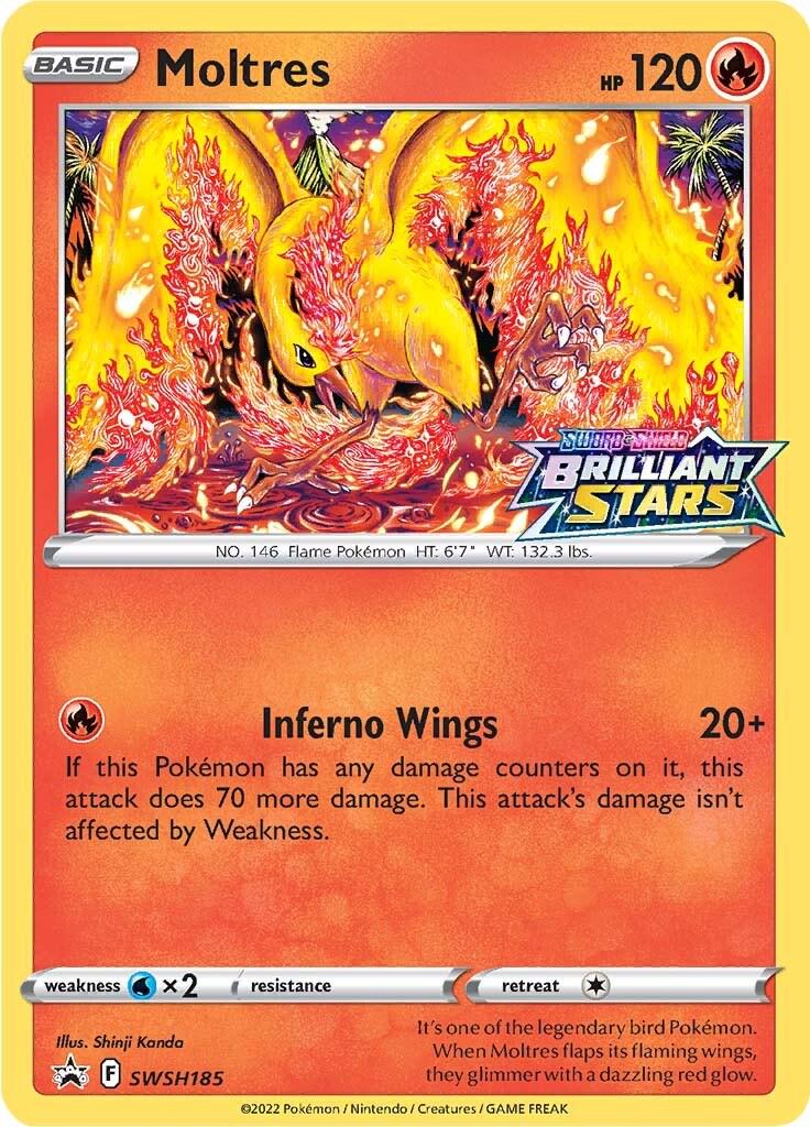 Promo Moltres Pokémon card