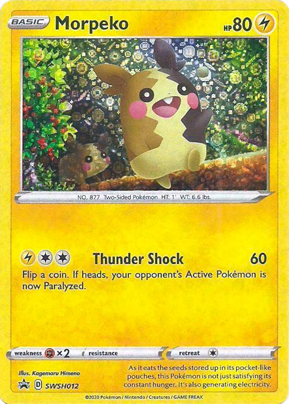 Promo Morpeko Pokémon card