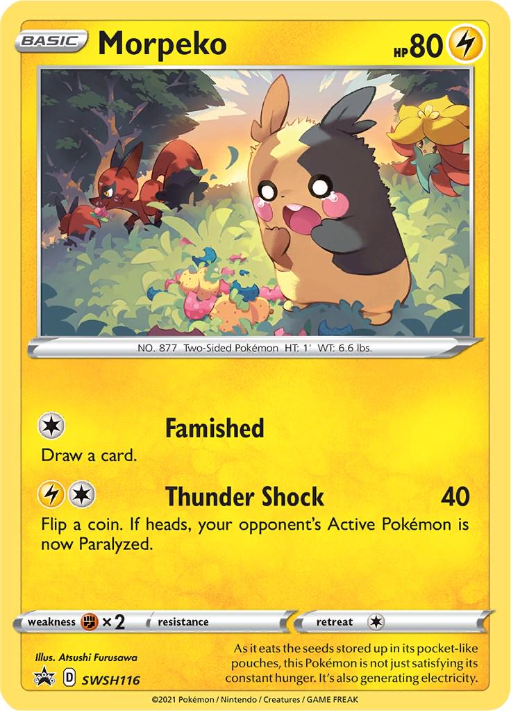 Promo Morpeko Pokémon card