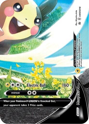 Promo Morpeko V-Union Pokémon card