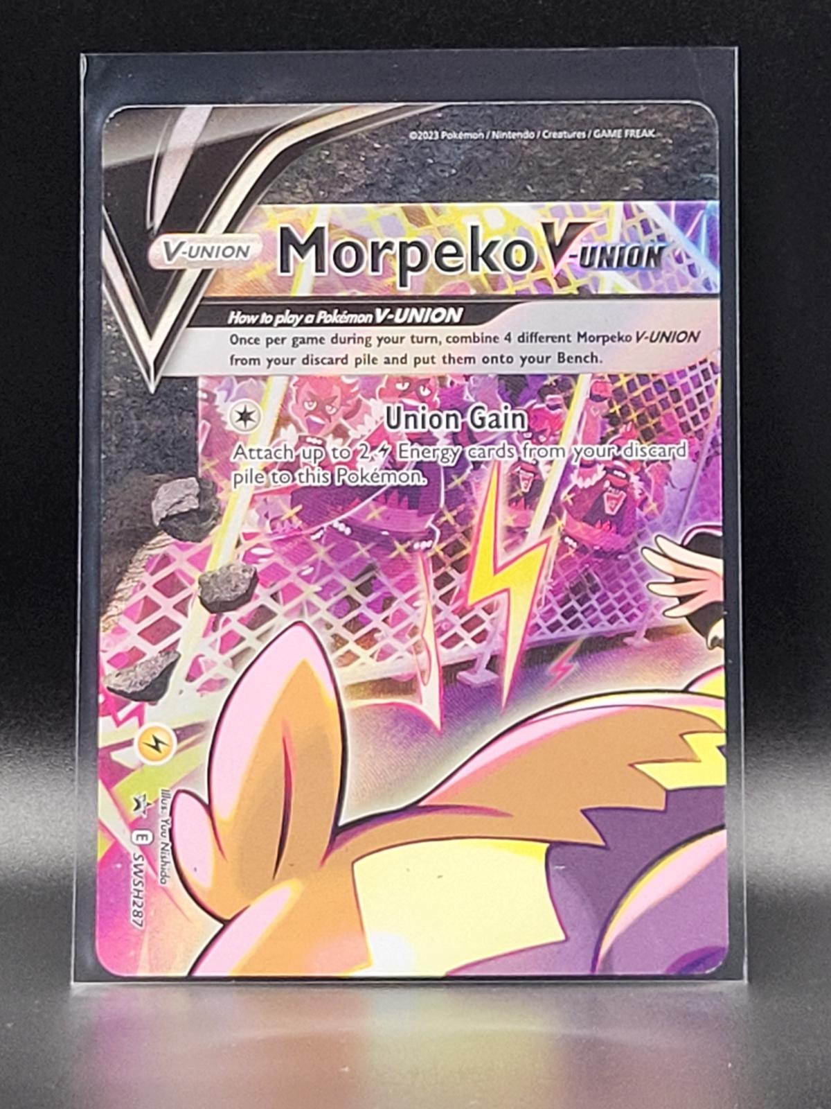 Promo Morpeko V-Union Pokémon card