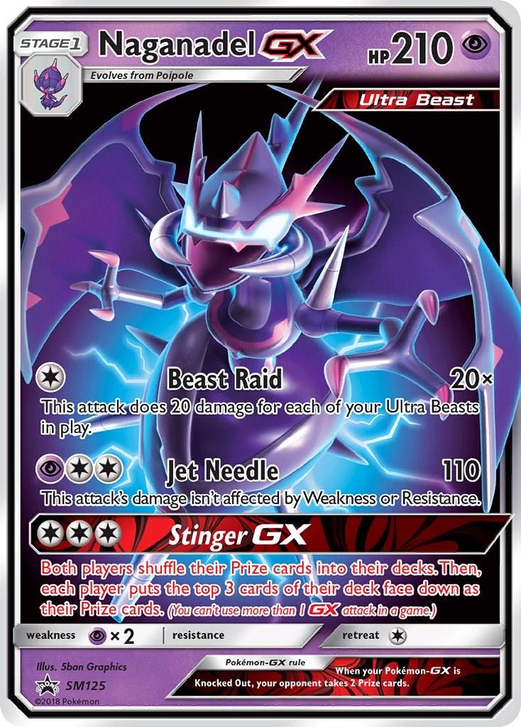 Promo Naganadel GX Pokémon card